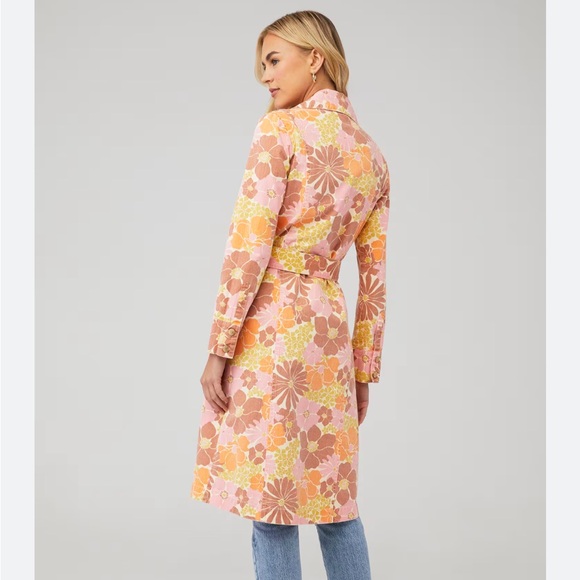 NWT Show Me Your Mumu, Nancy Trench in Retro Garden, Medium - Picture 3 of 8